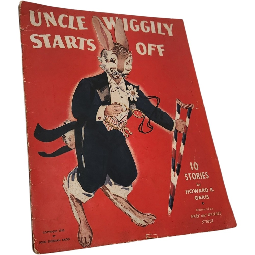Vintage 1943 Uncle Wiggily Starts Off Howard R Garis 10 Stories Childrens Book